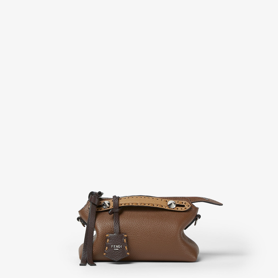 FENDI By The Way Selleria Mini Multicolor Selleria mini-bag with 156 hand-sewn topstitches - Image 1